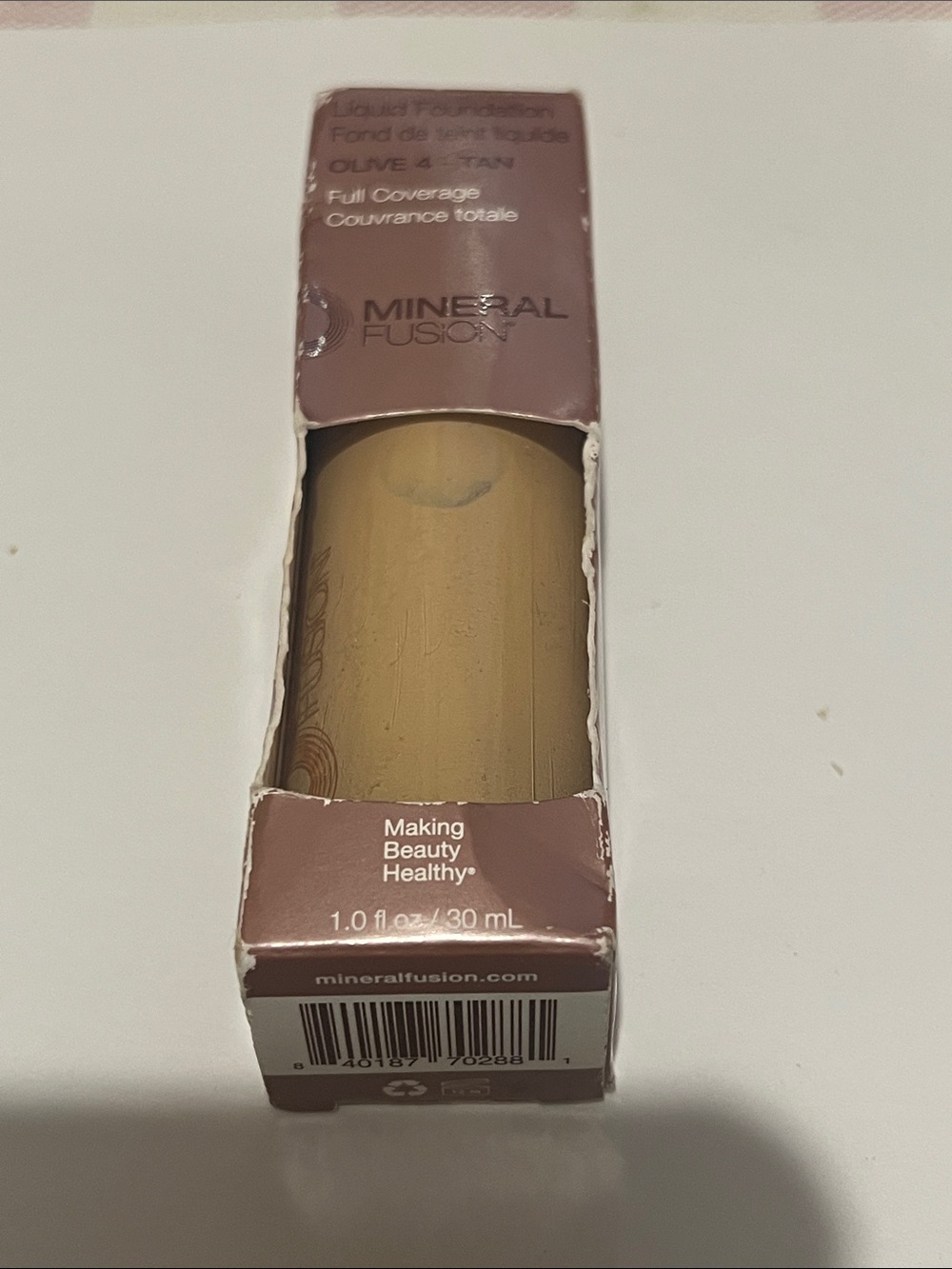 Mineral Fusion Liquid Foundation - Olive 4 Tan New